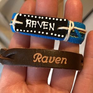 Raven Wrist Bands Bracelets